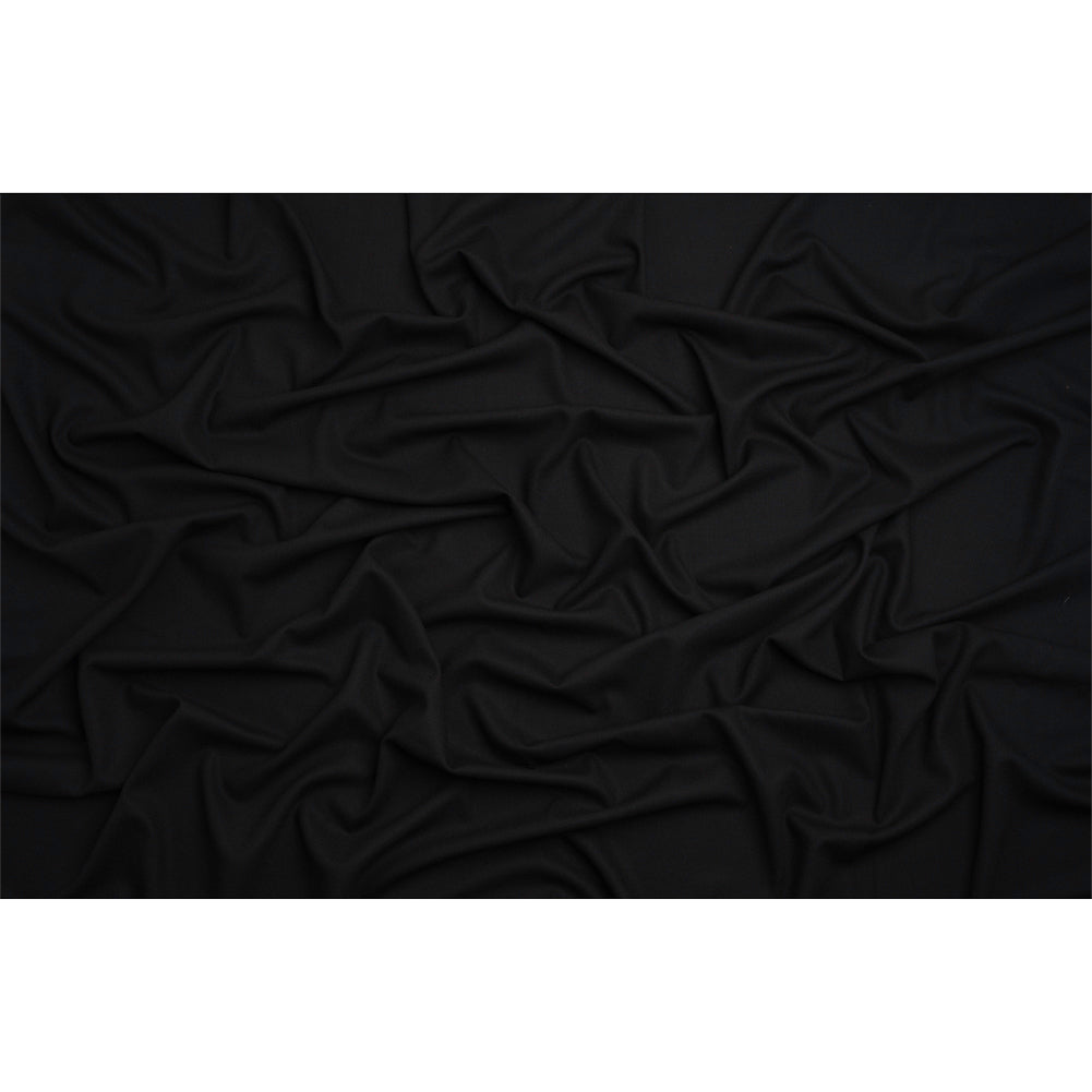 Single Wool Crepe - Black - Premium Collection