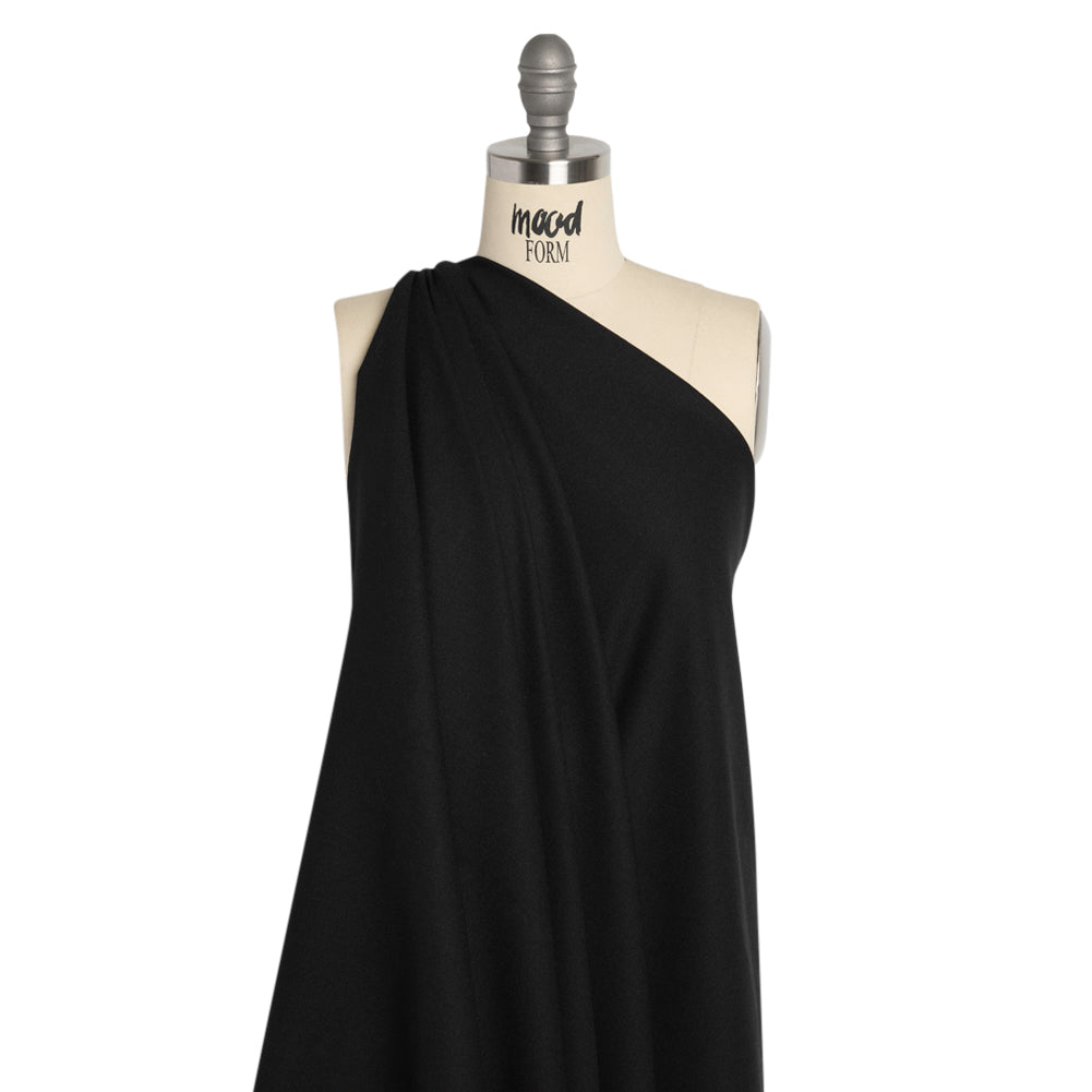 Single Wool Crepe - Black - Premium Collection