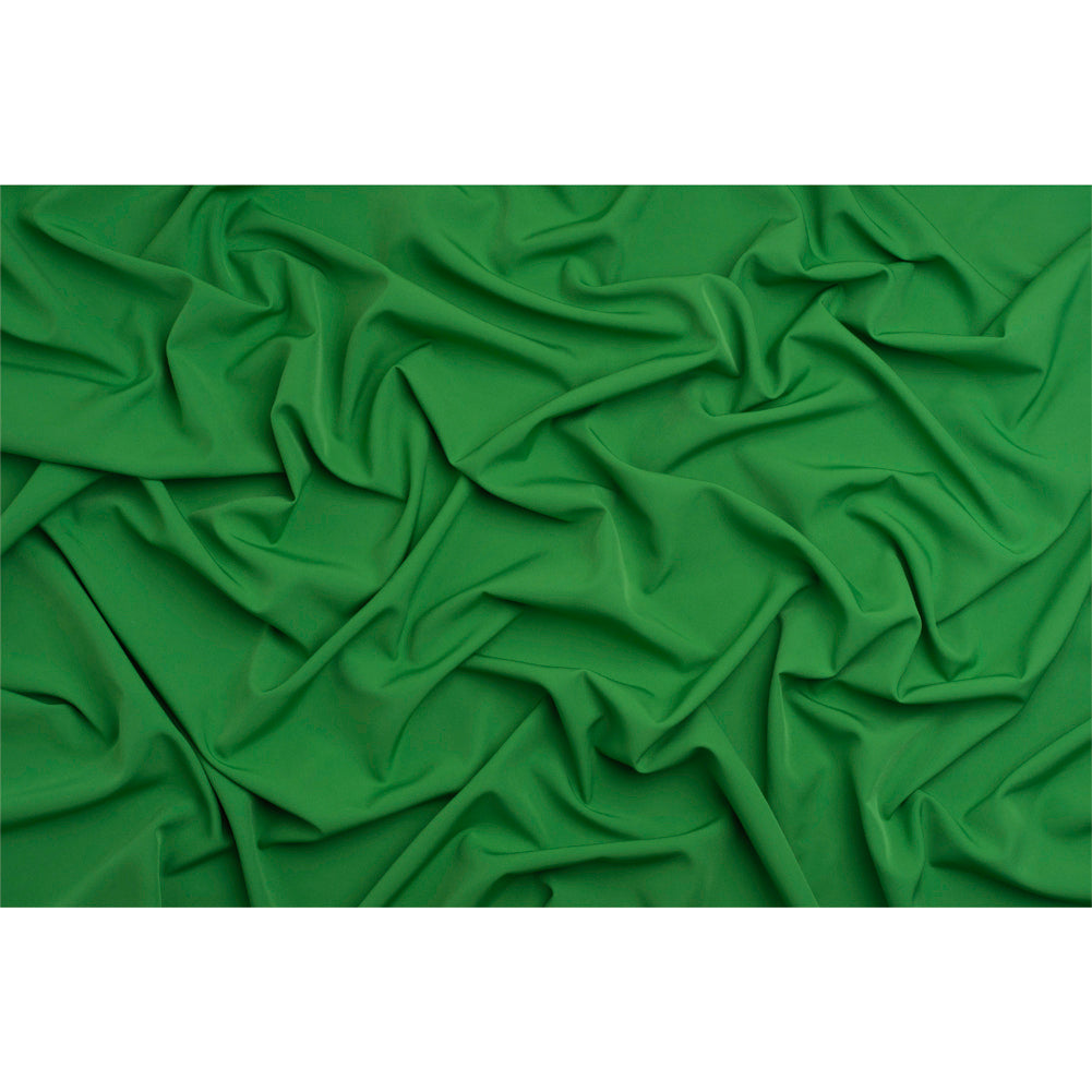 Stretch Recycled Polyester 4-Ply Crepe - Green - Premium Collection Stretch Recycled Polyester 4-Ply Crepe - Green - Premium Collection