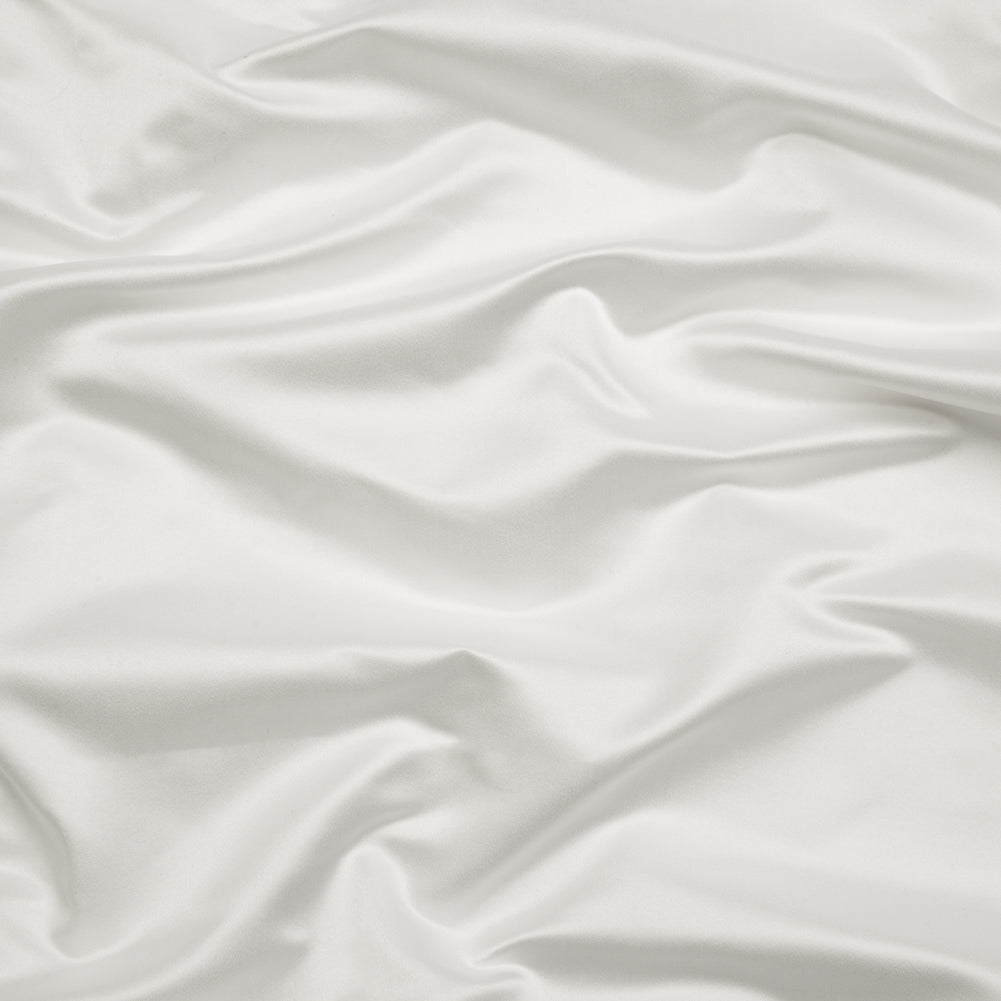 Silk Duchesse Satin - Whisper White - Premium Collection Silk Duchesse Satin - Whisper White - Premium Collection