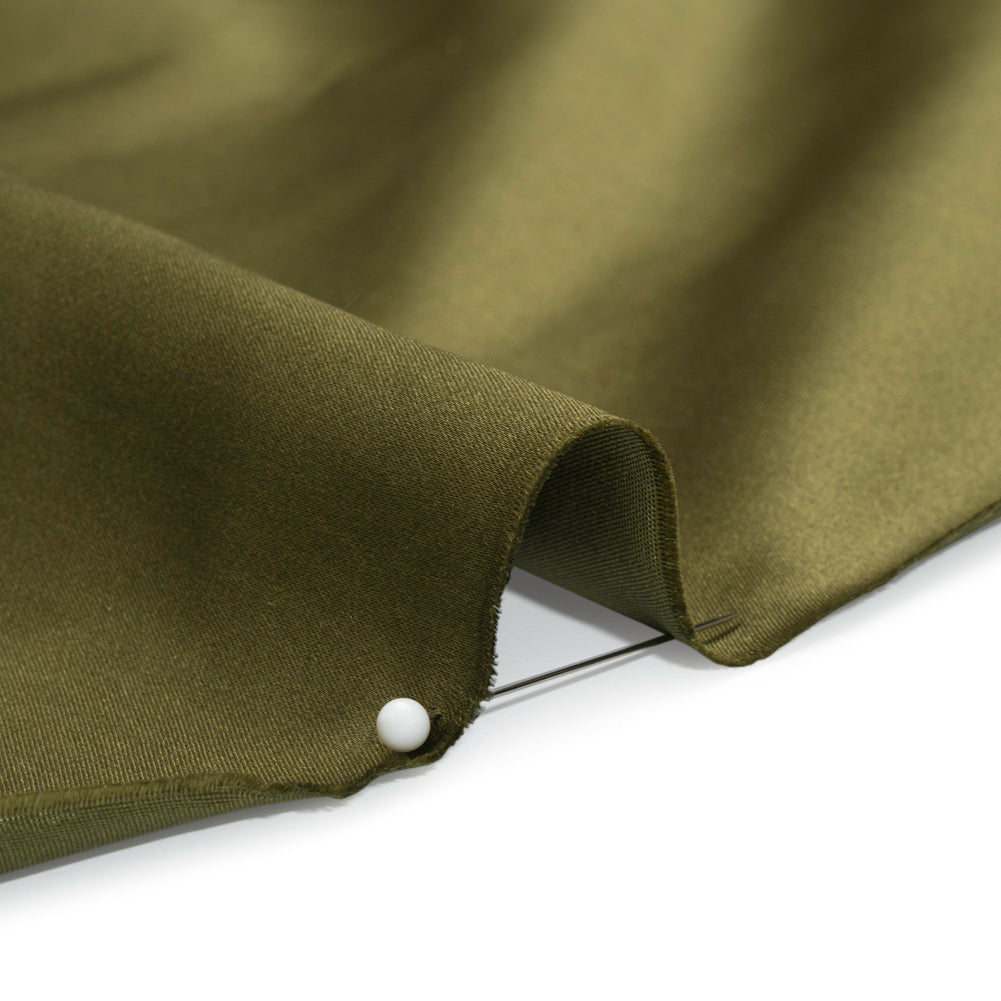 Silk Duchesse Satin - Moss - Premium Collection