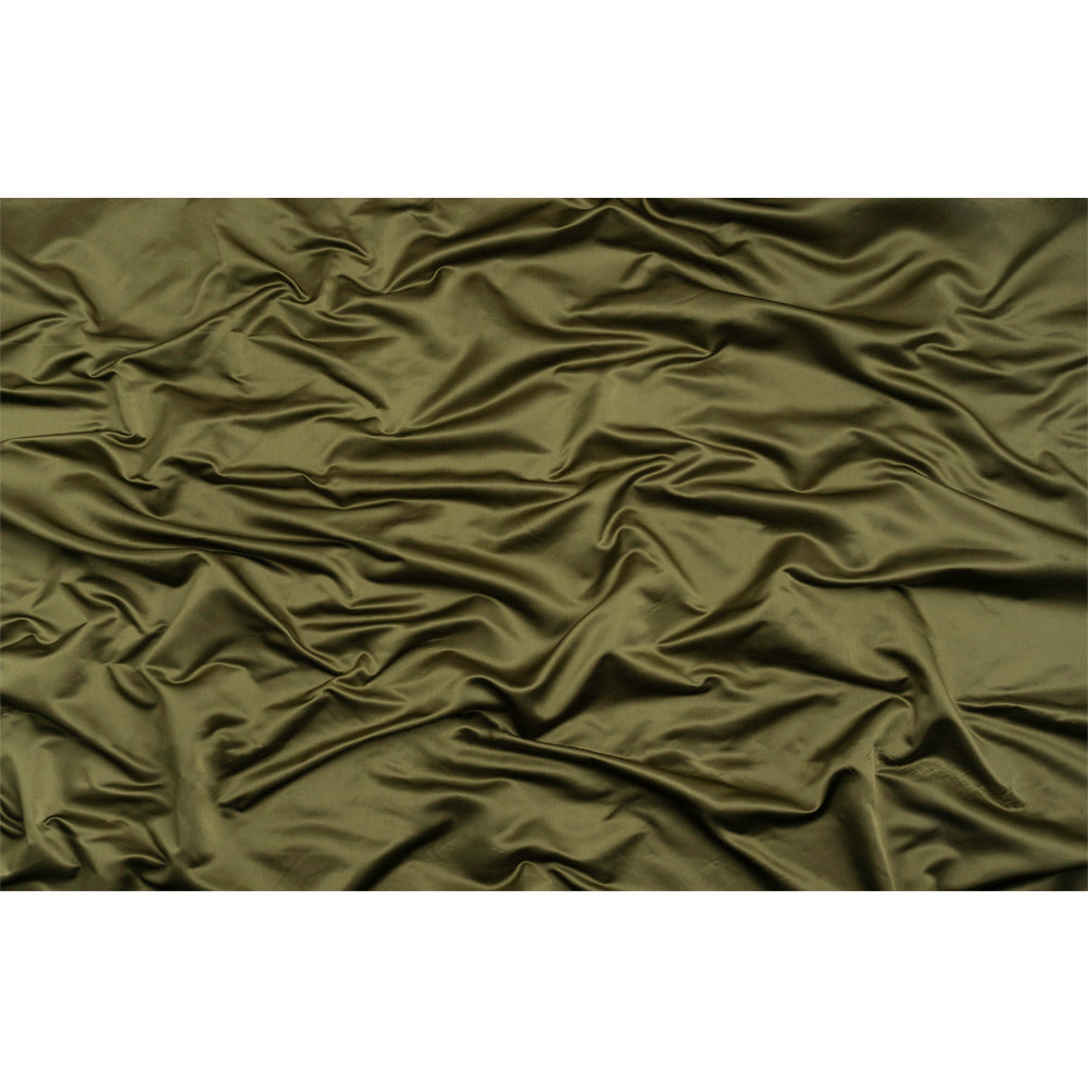 Silk Duchesse Satin - Moss - Premium Collection