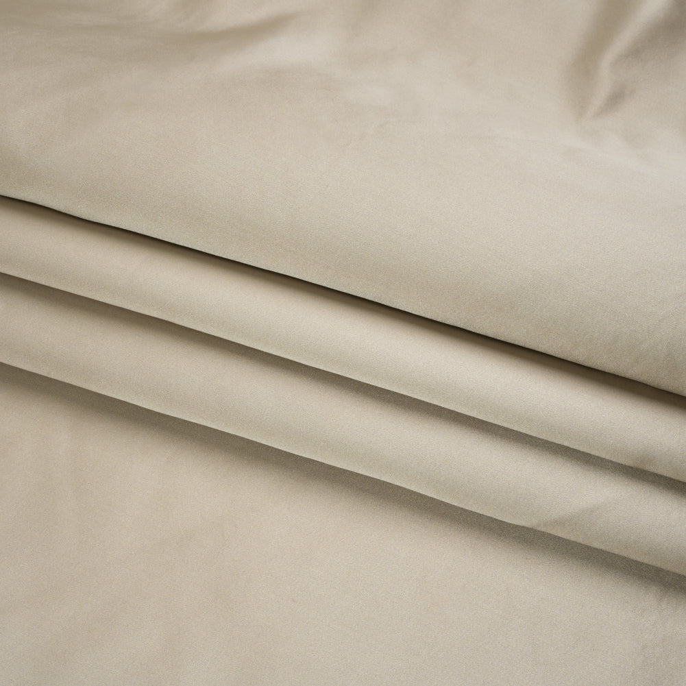 Silk Duchesse Satin - Candlelight Glow Gray - Premium Collection Silk Duchesse Satin - Candlelight Glow Gray - Premium Collection