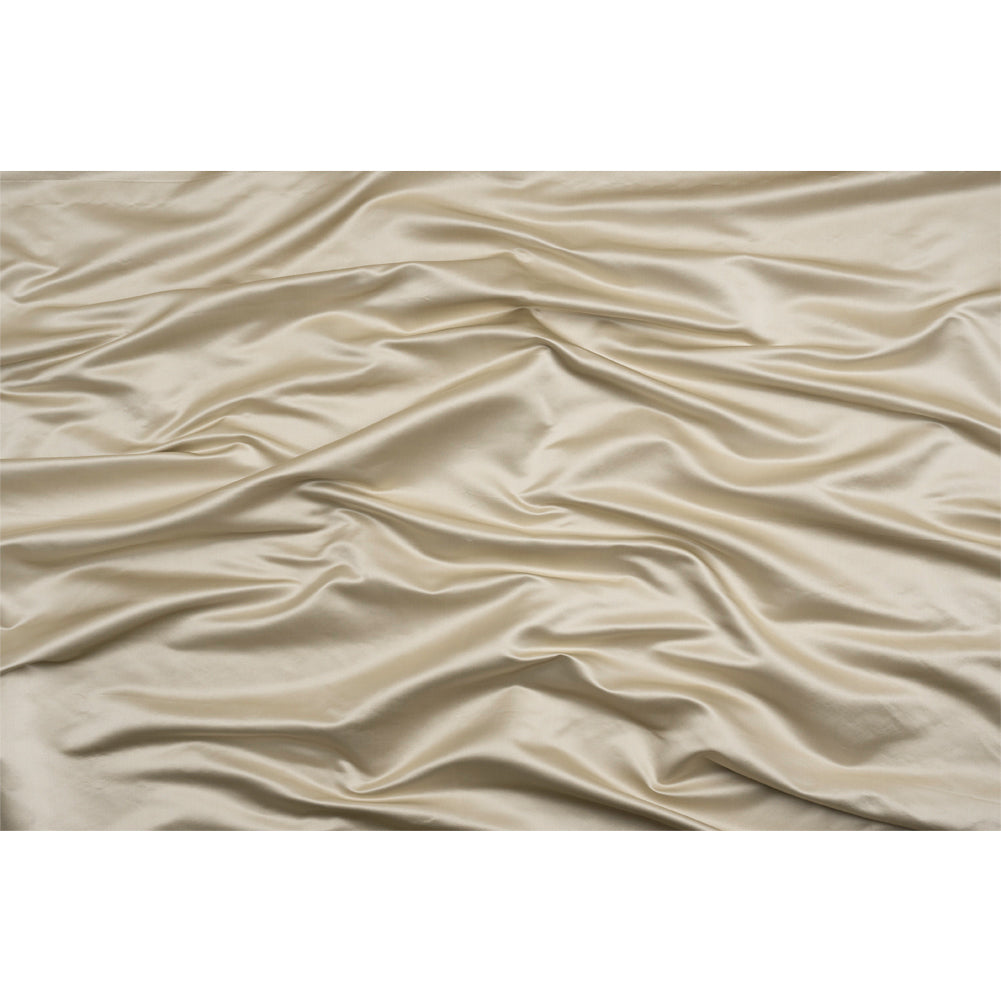 Silk Duchesse Satin - Candlelight Glow Gray - Premium Collection Silk Duchesse Satin - Candlelight Glow Gray - Premium Collection