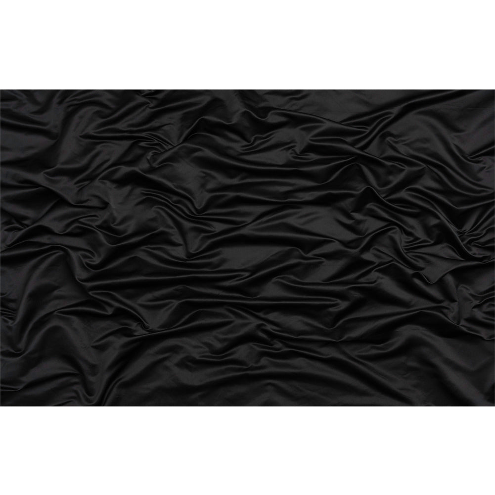 Silk Duchesse Satin - Black - Premium Collection