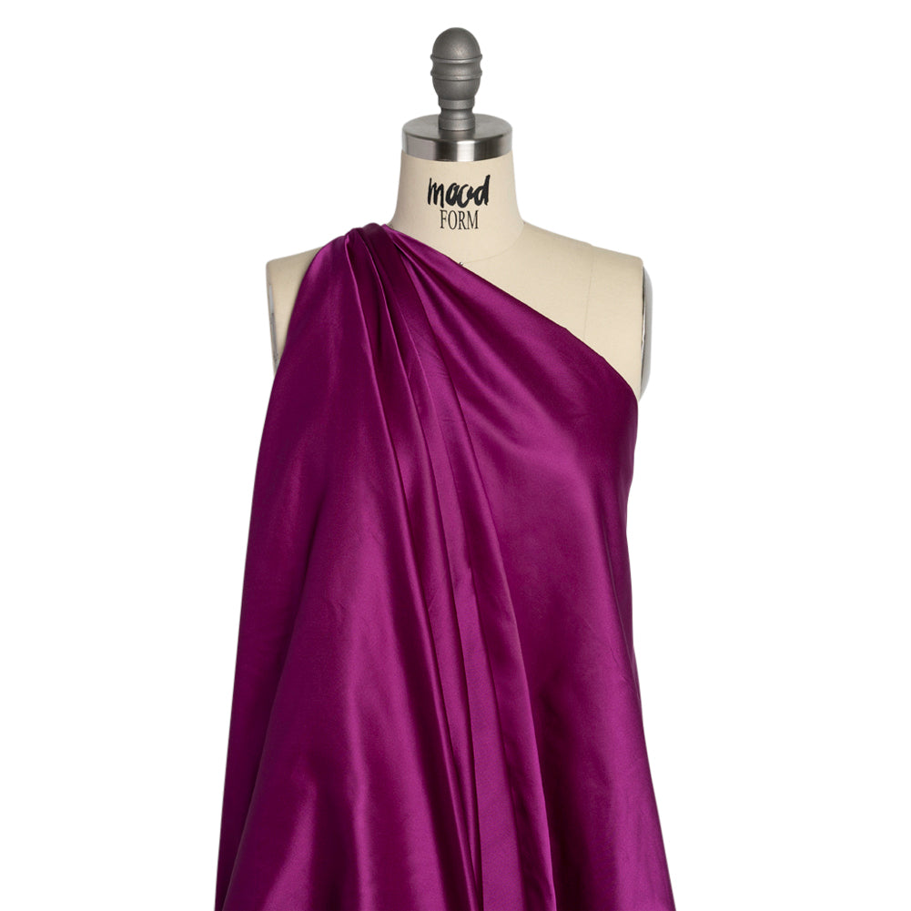 Silk Duchesse Satin - Magenta - Premium Collection Silk Duchesse Satin - Magenta - Premium Collection