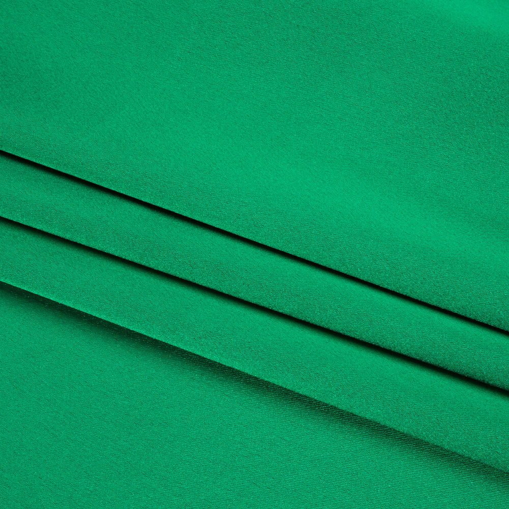 Stretch Satin Made in Italy - Kelly Green with Black Backing - Premium Collection Stretch Satin Made in Italy - Kelly Green with Black Backing - Premium Collection
