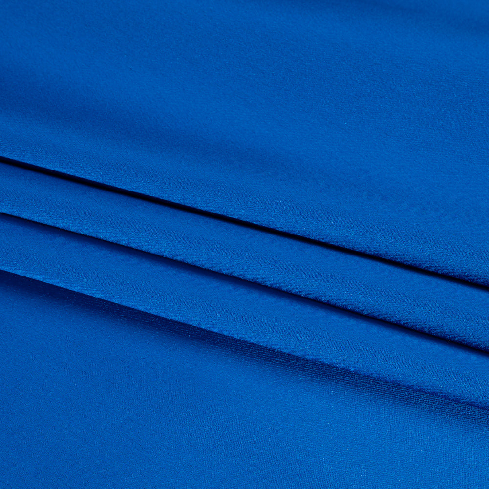 Stretch Satin Made in Italy - Royal Blue with Black Backing - Premium Collection Stretch Satin Made in Italy - Royal Blue with Black Backing - Premium Collection