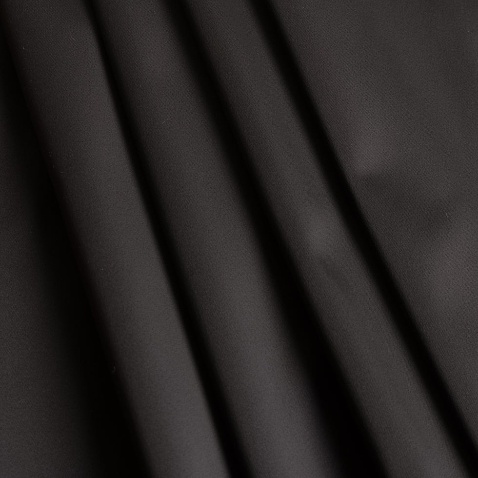 Stretch Satin Made in Italy - Black - Premium Collection Stretch Satin Made in Italy - Black - Premium Collection