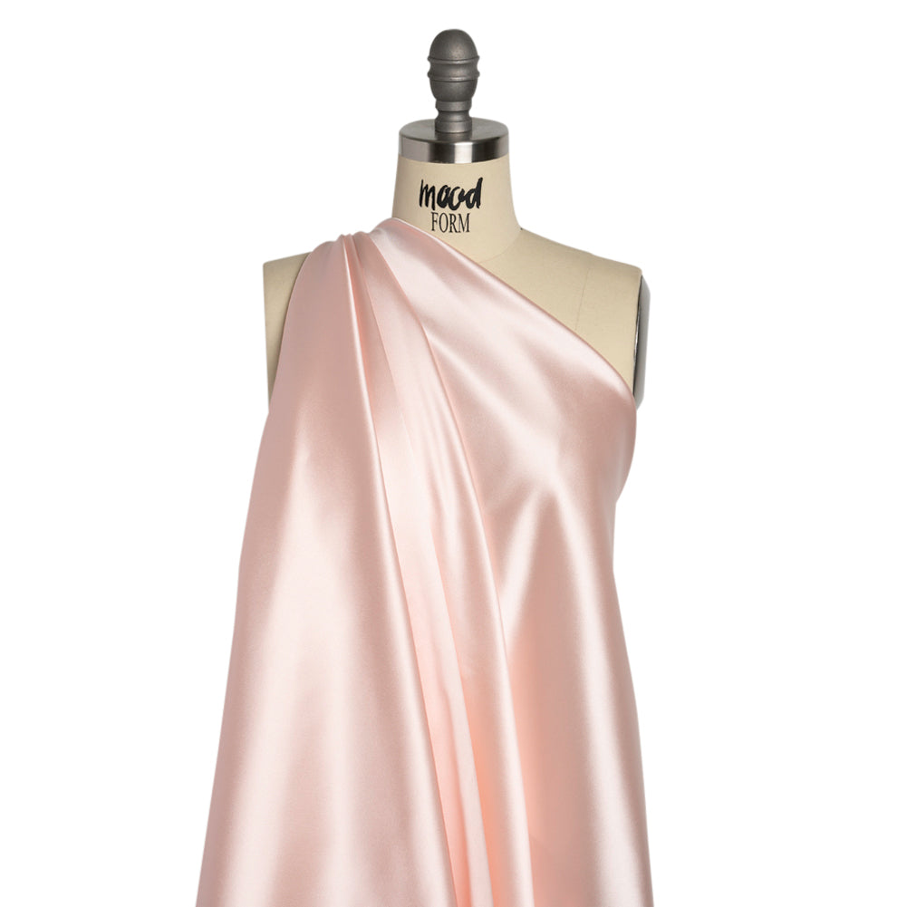 Stretch Satin Made in Italy - Rosewater Pink - Premium Collection Stretch Satin Made in Italy - Rosewater Pink - Premium Collection