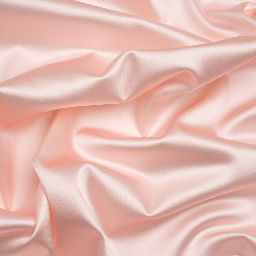 Stretch Satin Made in Italy - Rosewater Pink - Premium Collection Stretch Satin Made in Italy - Rosewater Pink - Premium Collection