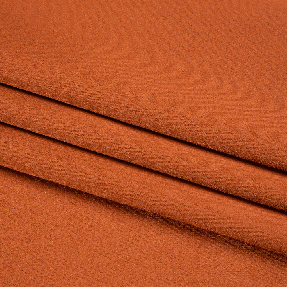 Stretch Satin Made in Italy - Sienna with Black Backing - Premium Collection Stretch Satin Made in Italy - Sienna with Black Backing - Premium Collection