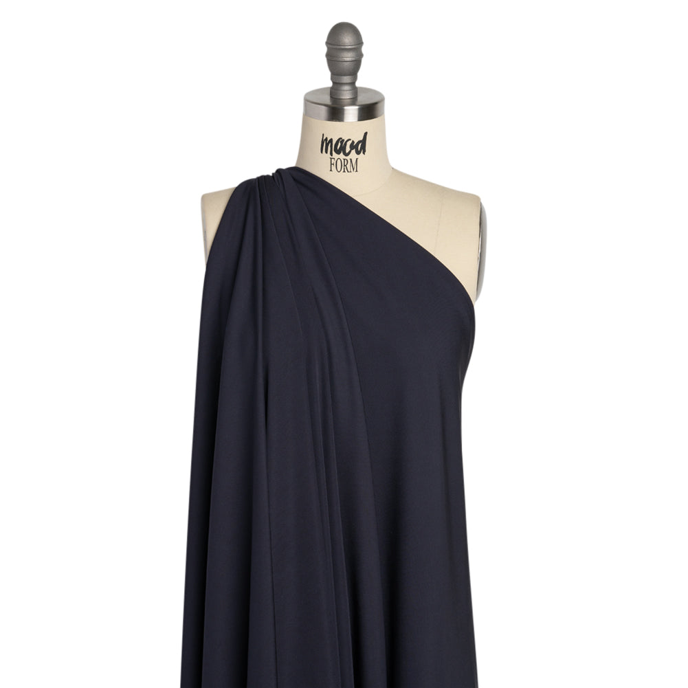 Rayon Matte Jersey - Charcoal - Premium Collection Detail Rayon Matte Jersey - Charcoal - Premium Collection Detail