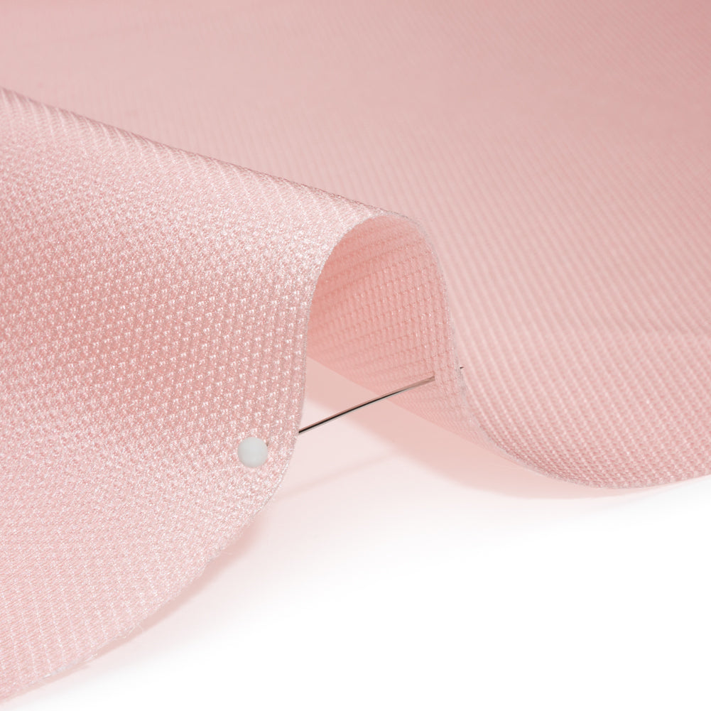 Polyester and Silk Mikado Pique Made in Italy - Rose Shadow - Premium Collection - Detail Polyester and Silk Mikado Pique Made in Italy - Rose Shadow - Premium Collection - Detail
