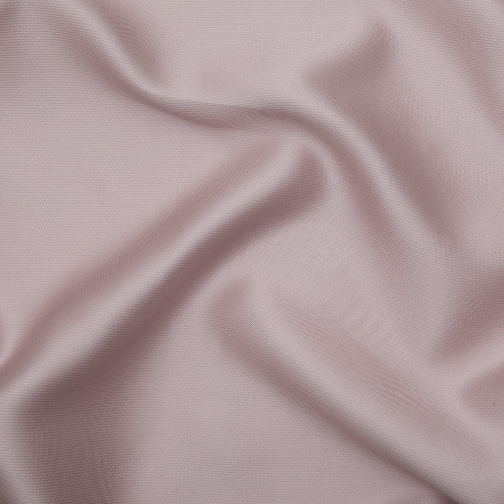Polyester and Silk Mikado Pique Made in Italy - Rose Smoke - Premium Collection Polyester and Silk Mikado Pique Made in Italy - Rose Smoke - Premium Collection
