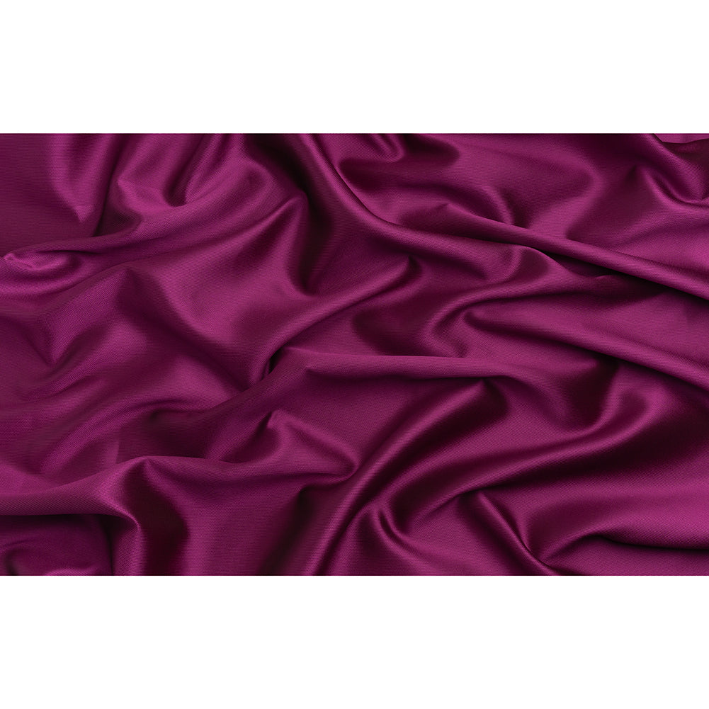 Polyester and Silk Mikado Pique Made in Italy - Purple Wine - Premium Collection Polyester and Silk Mikado Pique Made in Italy - Purple Wine - Premium Collection