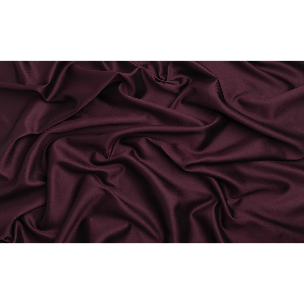 Polyester and Silk Mikado Pique Made in Italy - Potent Purple - Premium Collection Polyester and Silk Mikado Pique Made in Italy - Potent Purple - Premium Collection