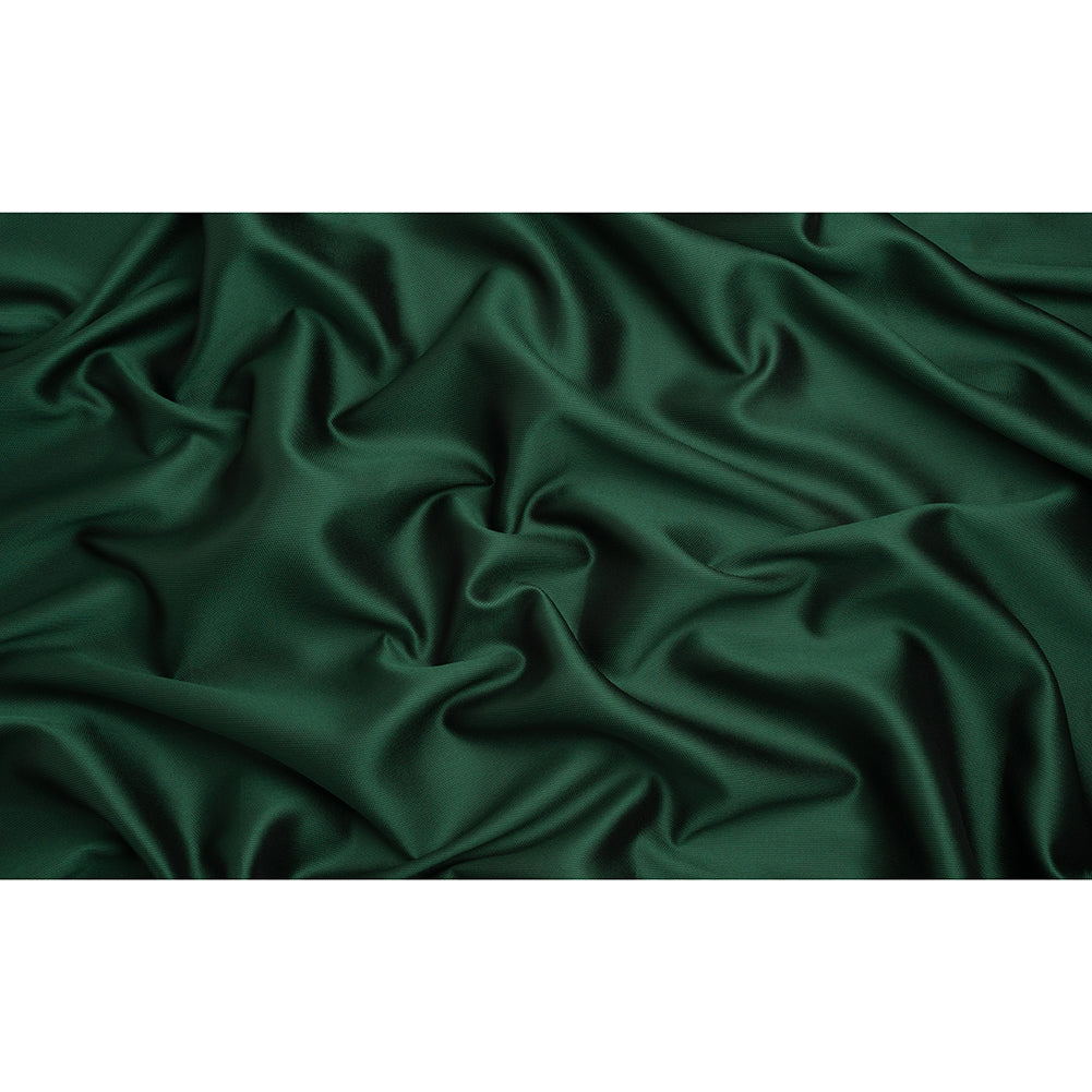 Polyester and Silk Mikado Pique Made in Italy - Forest - Premium Collection