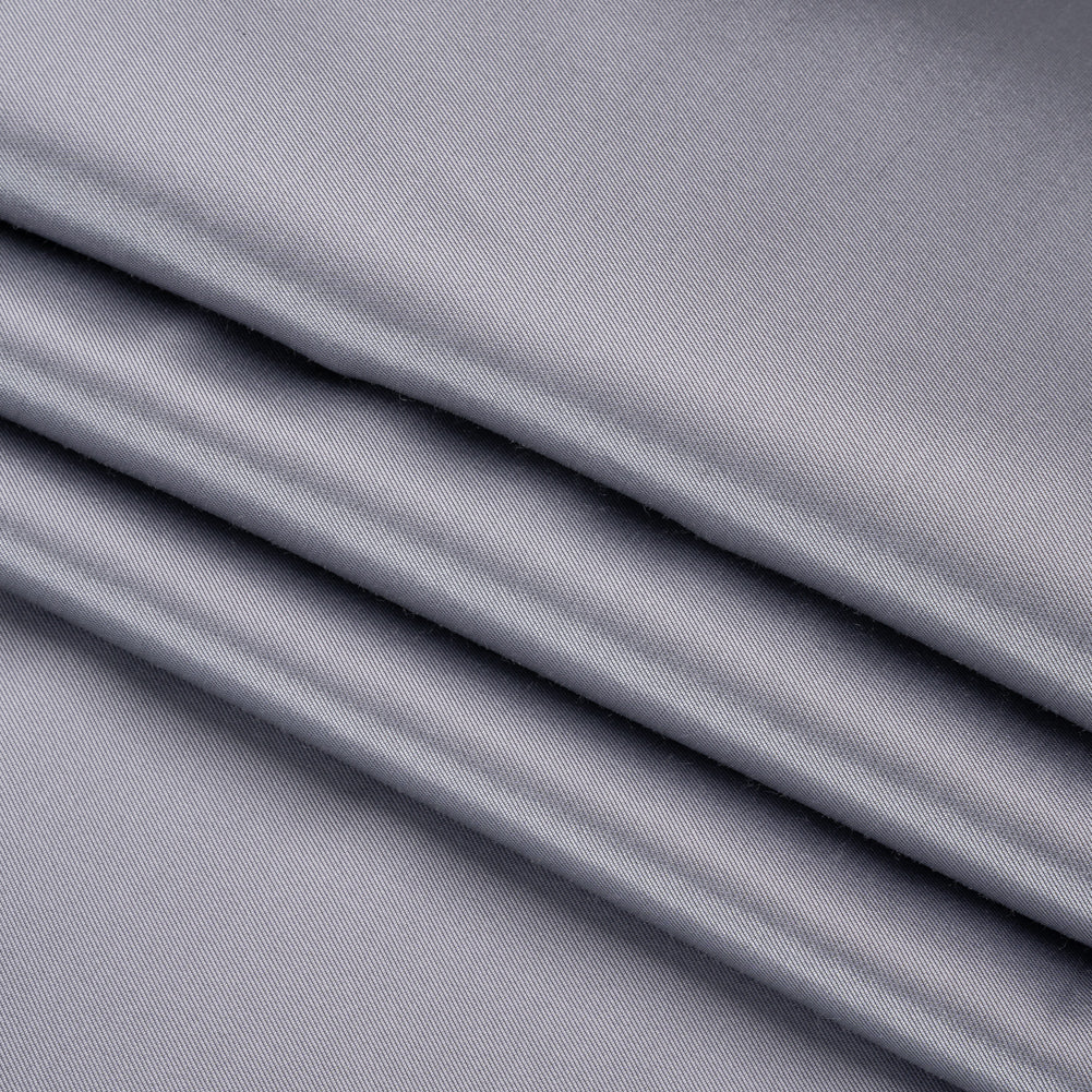 Silk Wool Twill - Dapple Gray - Premium Collection Folded Silk Wool Twill - Dapple Gray - Premium Collection Folded