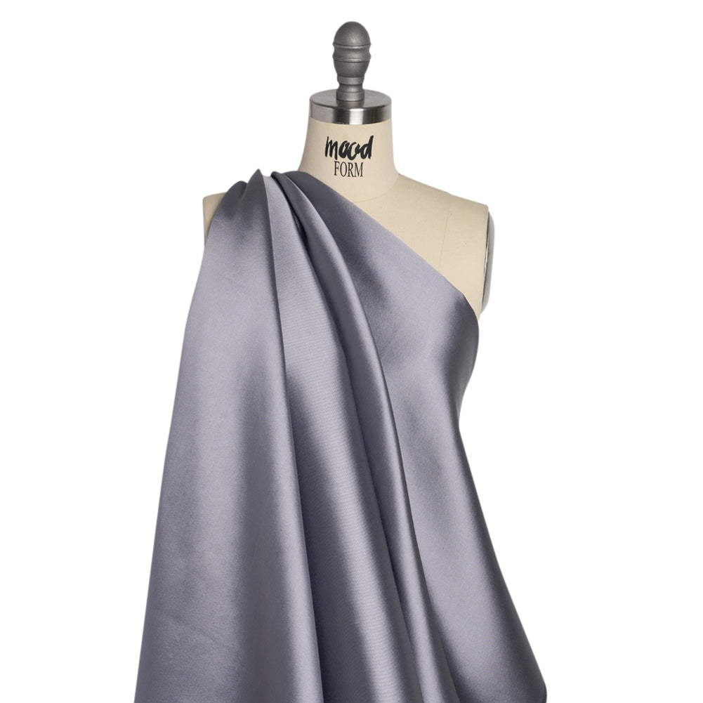 Silk Wool Twill - Dapple Gray - Premium Collection Drape Silk Wool Twill - Dapple Gray - Premium Collection Drape