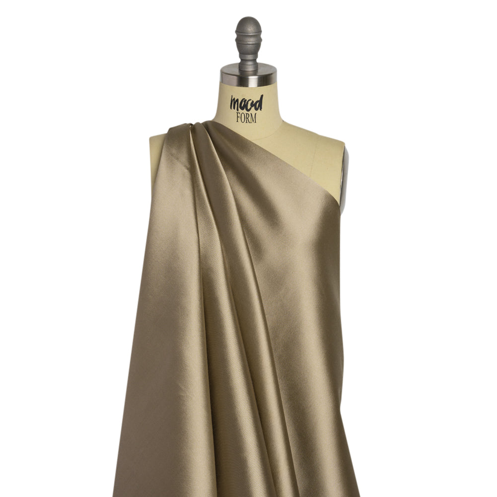 Silk Wool Twill - Creme Brulee - Premium Collection Drape Silk Wool Twill - Creme Brulee - Premium Collection Drape