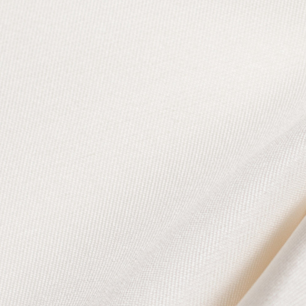 Silk Wool Twill - Whisper White - Premium Collection Detail Silk Wool Twill - Whisper White - Premium Collection Detail
