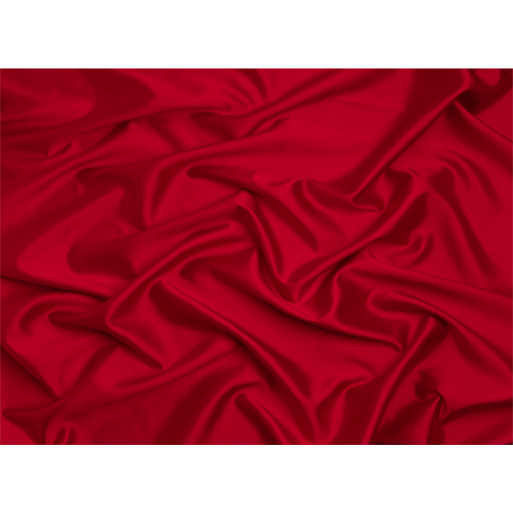 Silk Wool Twill - True Red - Premium Collection Full Silk Wool Twill - True Red - Premium Collection Full