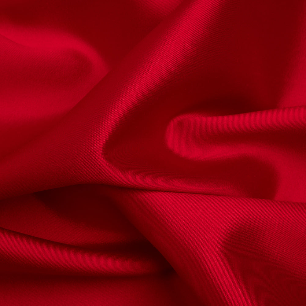 Silk Wool Twill - True Red - Premium Collection Silk Wool Twill - True Red - Premium Collection