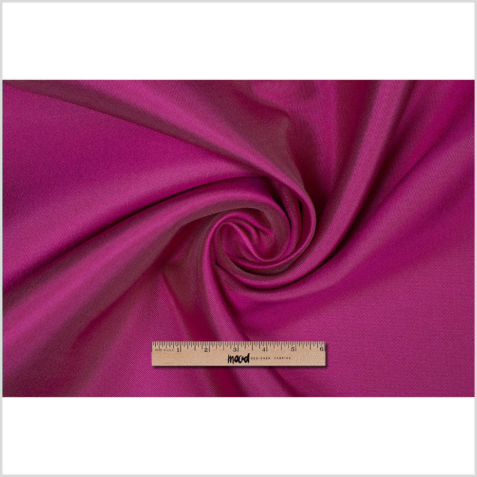 Silk Wool Twill - Rose Violet - Premium Collection Full Silk Wool Twill - Rose Violet - Premium Collection Full