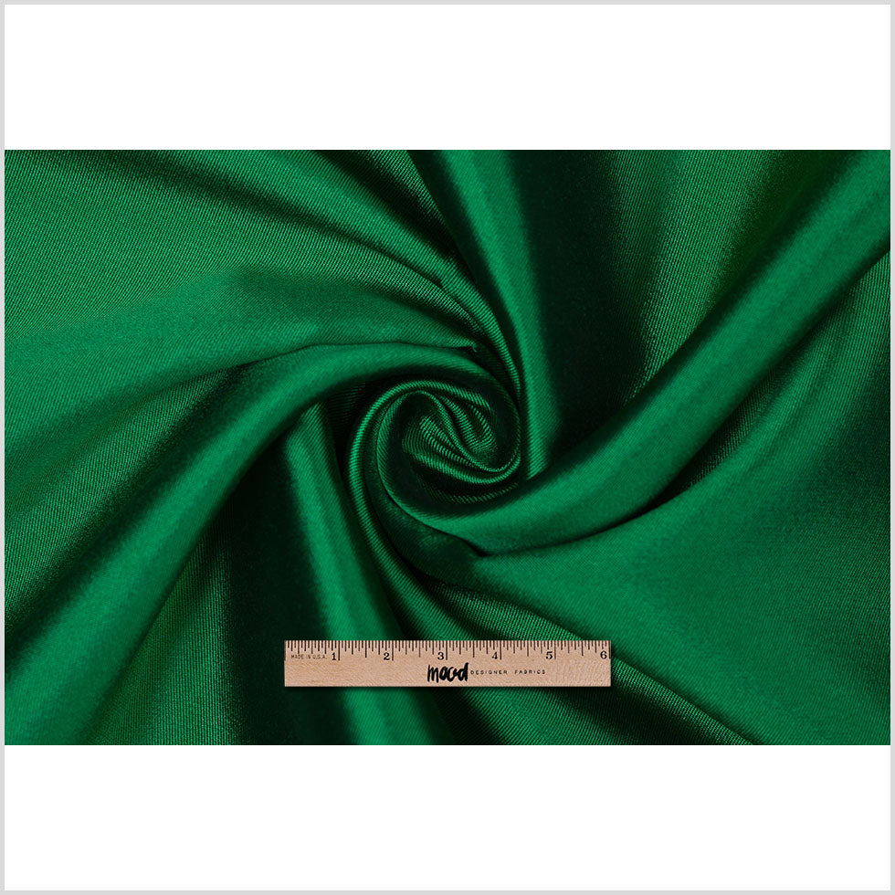 Silk Wool Twill - Bright Green - Premium Collection Full Silk Wool Twill - Bright Green - Premium Collection Full