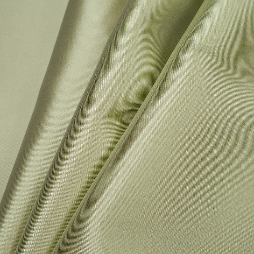Silk Wool Twill - Lime Cream - Premium Collection Folded Silk Wool Twill - Lime Cream - Premium Collection Folded