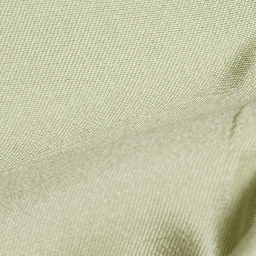 Silk Wool Twill - Lime Cream - Premium Collection Detail Silk Wool Twill - Lime Cream - Premium Collection Detail