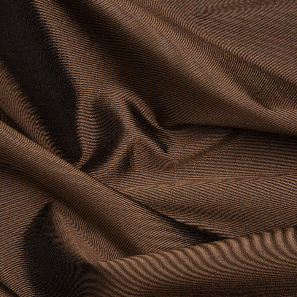 Silk Wool Twill - Toffee - Premium Collection Silk Wool Twill - Toffee - Premium Collection