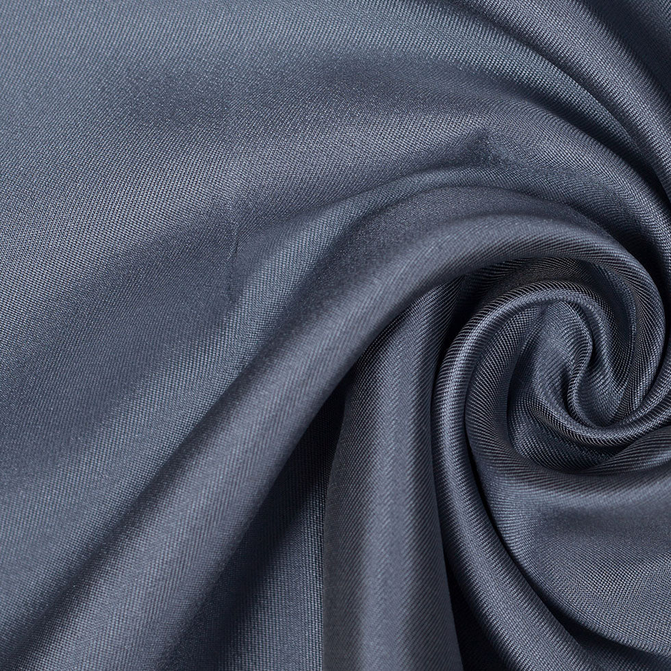 Silk Wool Twill - Blue Gray - Premium Collection Silk Wool Twill - Blue Gray - Premium Collection