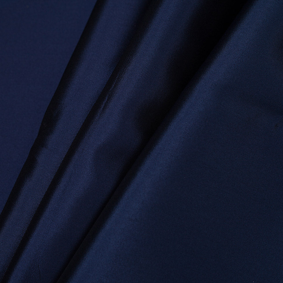 Silk Wool Twill - Estate Blue - Premium Collection Folded Silk Wool Twill - Estate Blue - Premium Collection Folded