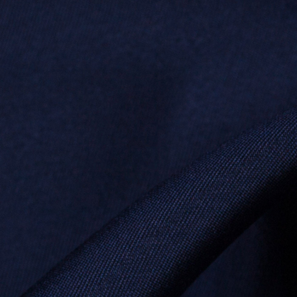 Silk Wool Twill - Estate Blue - Premium Collection Detail Silk Wool Twill - Estate Blue - Premium Collection Detail