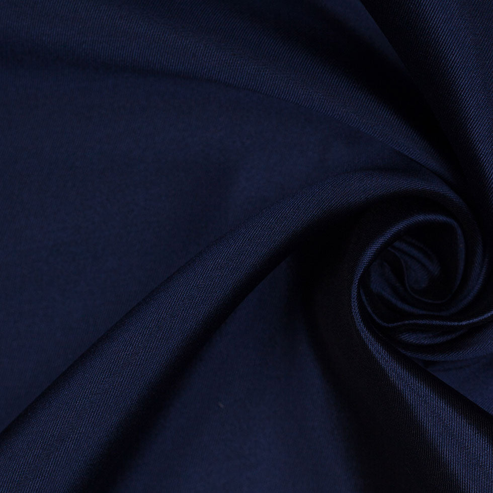 Silk Wool Twill - Estate Blue - Premium Collection Silk Wool Twill - Estate Blue - Premium Collection