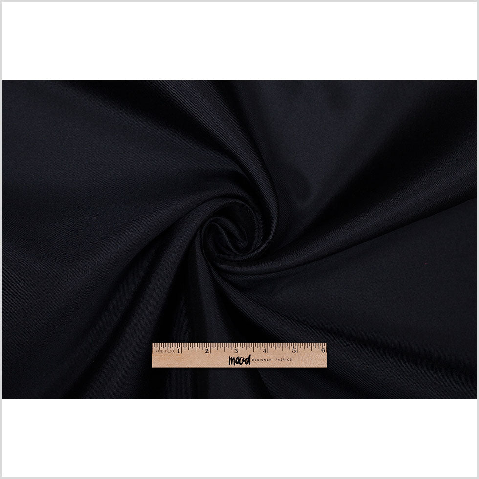 Silk Wool Twill - Midnight Blue - Premium Collection Full Silk Wool Twill - Midnight Blue - Premium Collection Full