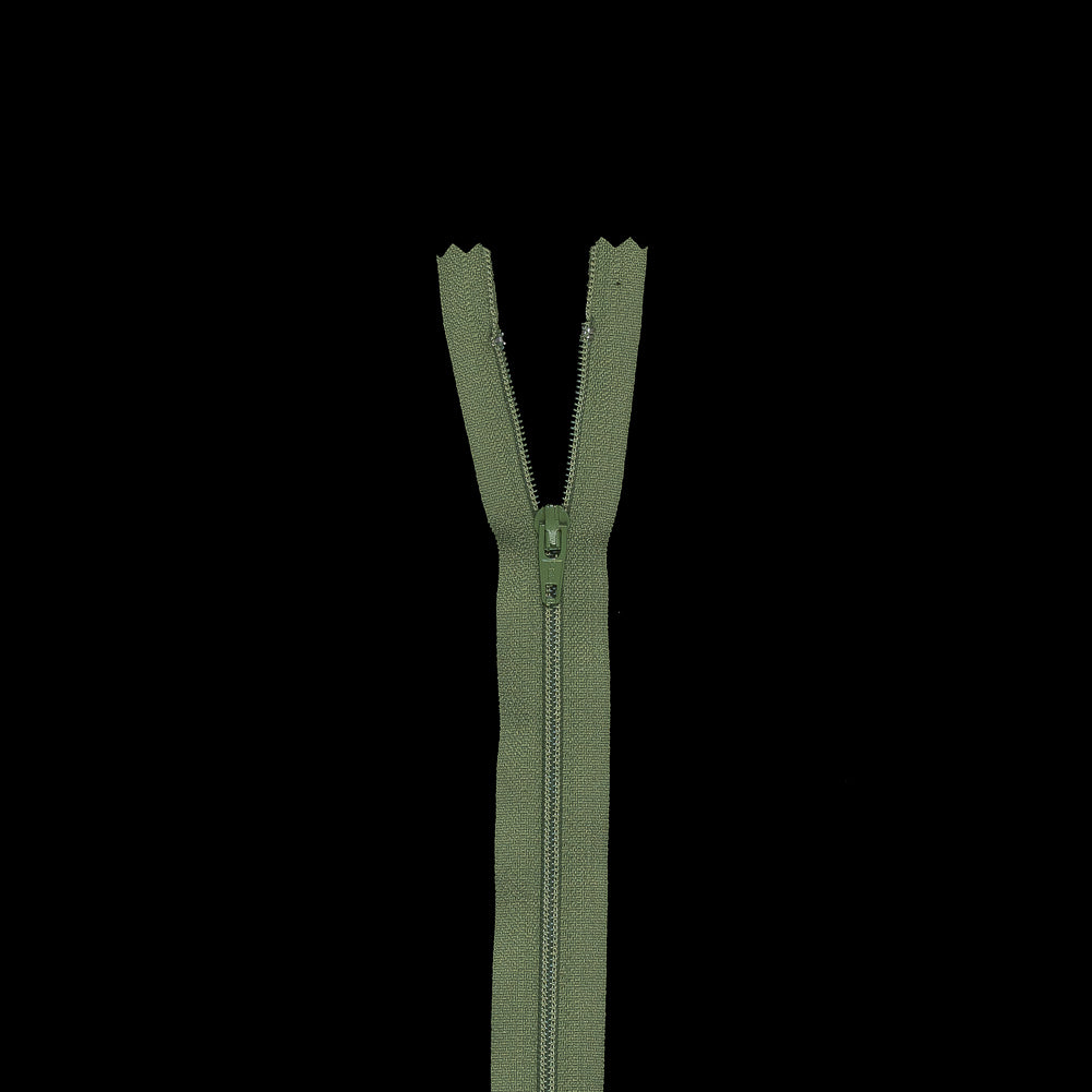 Regular Zipper 24" by YKK - 064 Turtle Green Regular Zipper 24" by YKK - 064 Turtle Green