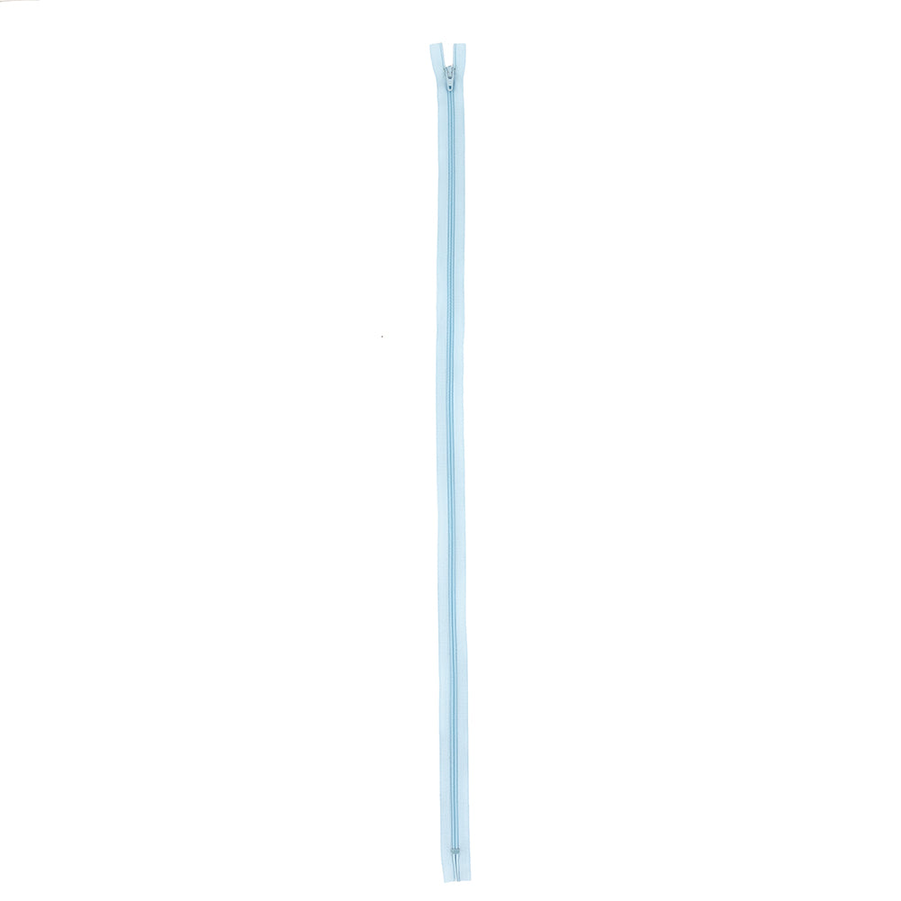 Regular Zipper 24" by YKK - 542 Light Blue Detail Regular Zipper 24" by YKK - 542 Light Blue Detail