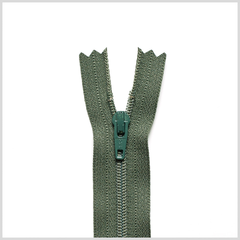 Regular Zipper 24" by YKK - 567 Pale Army Regular Zipper 24" by YKK - 567 Pale Army