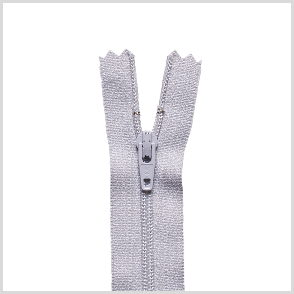 Regular Zipper 9" by YKK - 336 Pale Gray Regular Zipper 9" by YKK - 336 Pale Gray