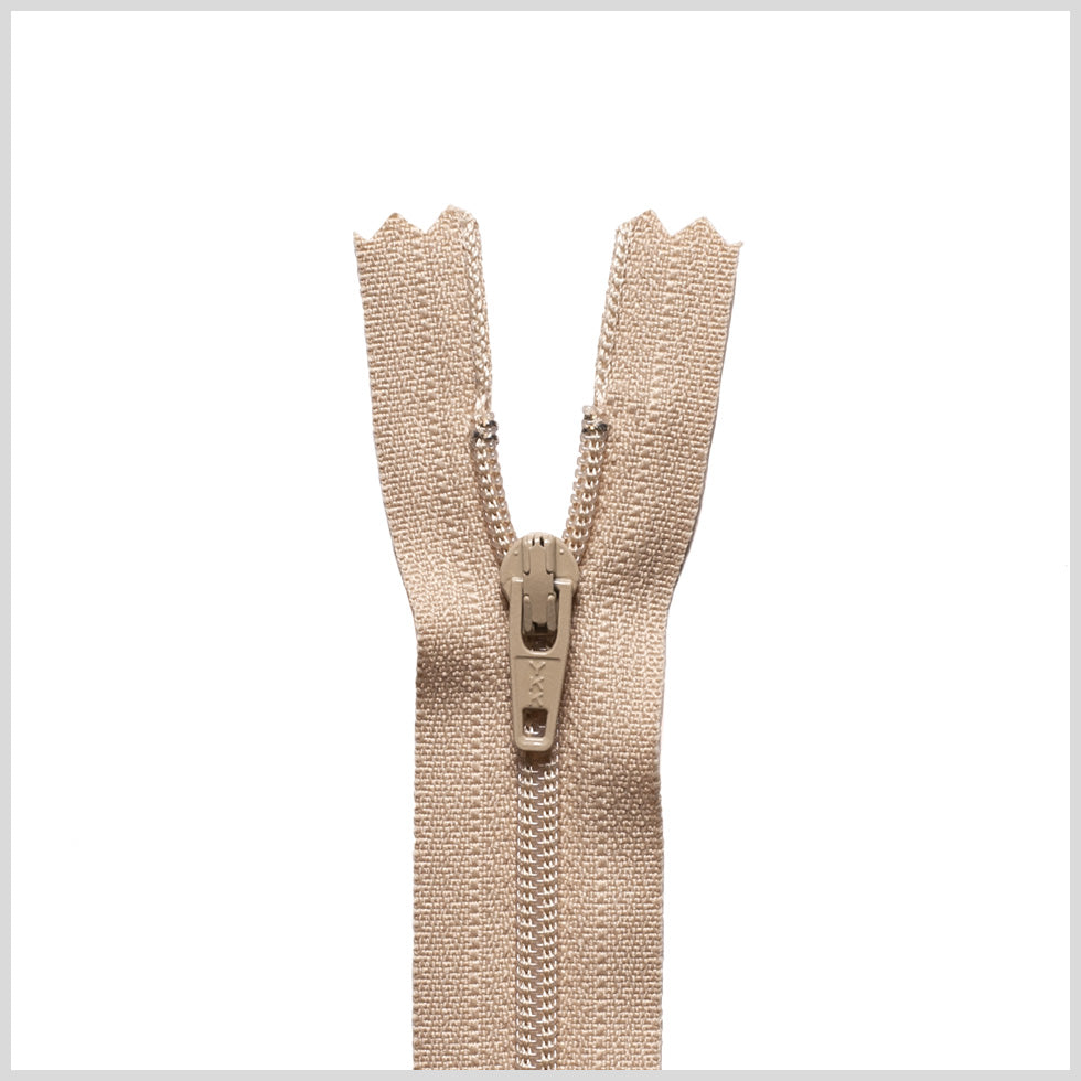 Regular Zipper 9" by YKK - 892 Warm Beige Regular Zipper 9" by YKK - 892 Warm Beige