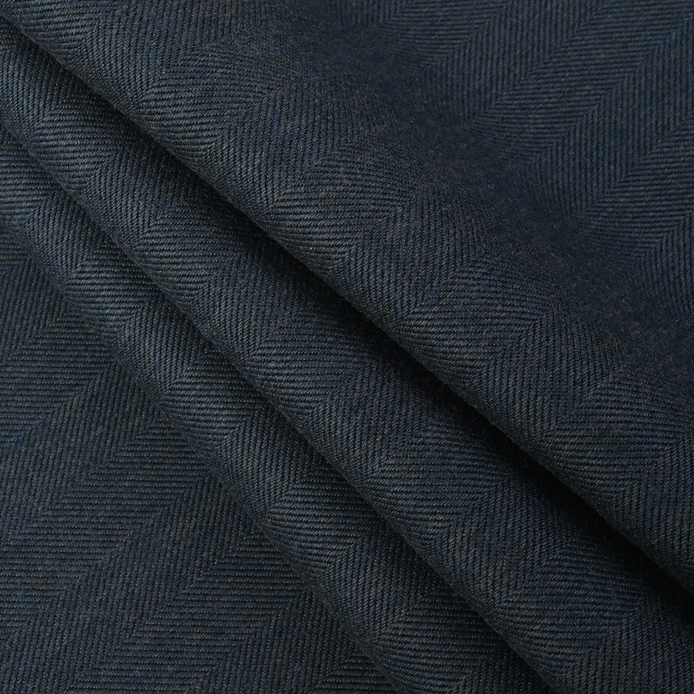 Switch Herringbone Twill by Sunbrella - Indigo Folded Switch Herringbone Twill by Sunbrella - Indigo Folded