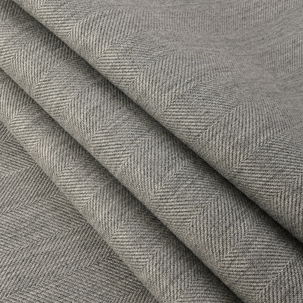 Switch Herringbone Twill by Sunbrella - Silver Folded Switch Herringbone Twill by Sunbrella - Silver Folded