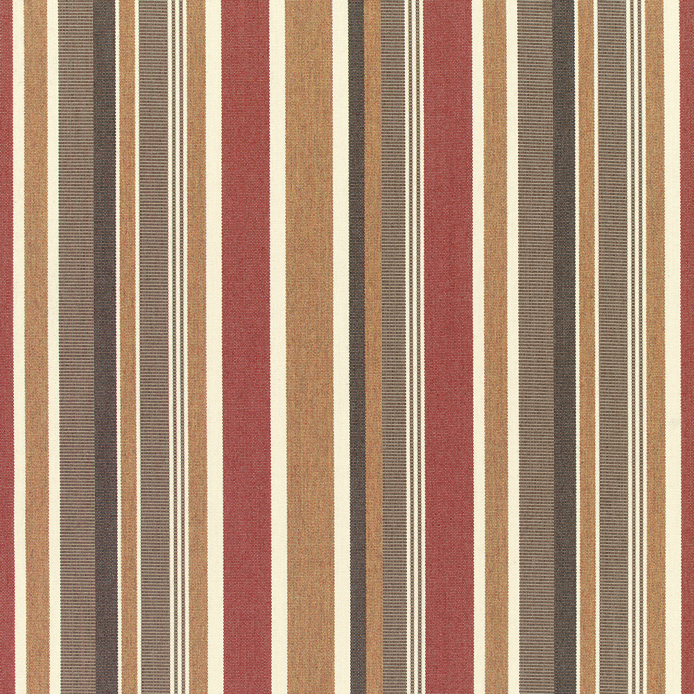 Brannon Upholstery Woven by Sunbrella - Redwood Stripes Brannon Upholstery Woven by Sunbrella - Redwood Stripes