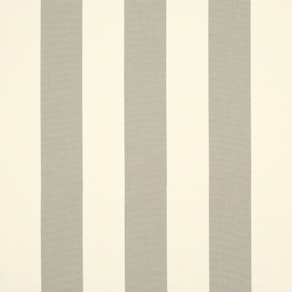 Solana Upholstery Woven by Sunbrella - Seagull Gray and Cream Awning Stripes Solana Upholstery Woven by Sunbrella - Seagull Gray and Cream Awning Stripes
