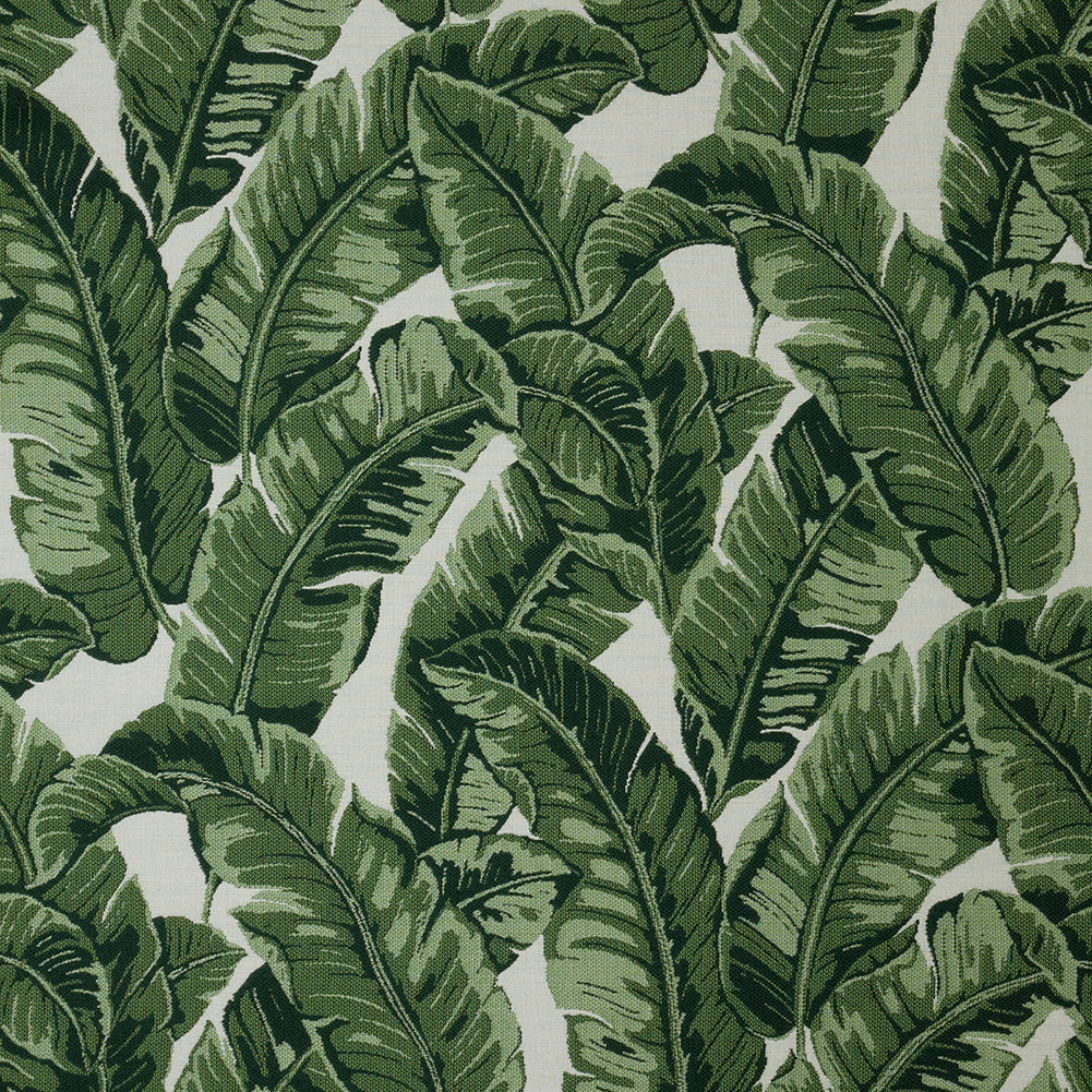 Fusion Tropics Leafy Jacquard by Sunbrella - Jungle Fusion Tropics Leafy Jacquard by Sunbrella - Jungle