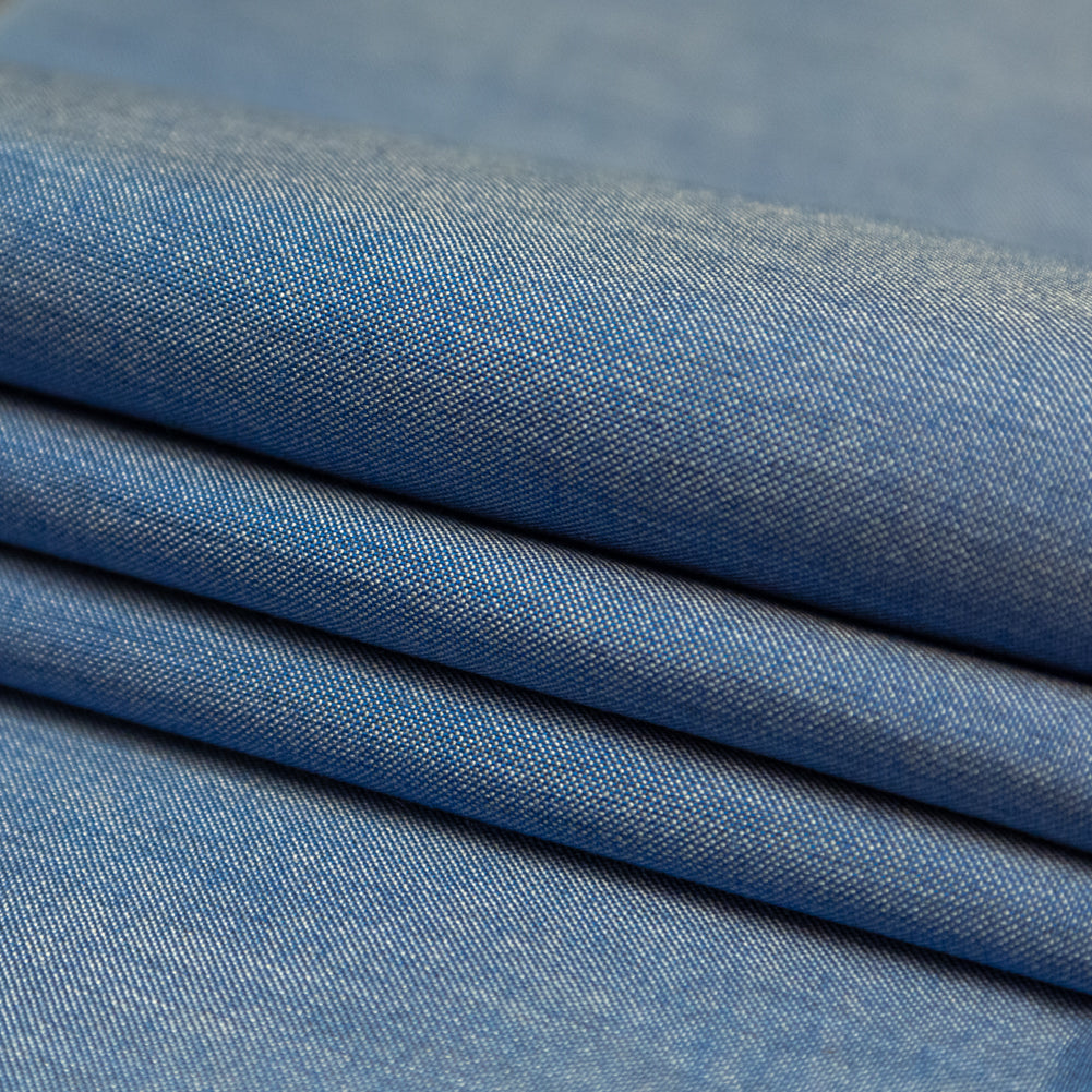 Cast Upholstery Woven by Sunbrella - Heathered Ocean Folded Cast Upholstery Woven by Sunbrella - Heathered Ocean Folded