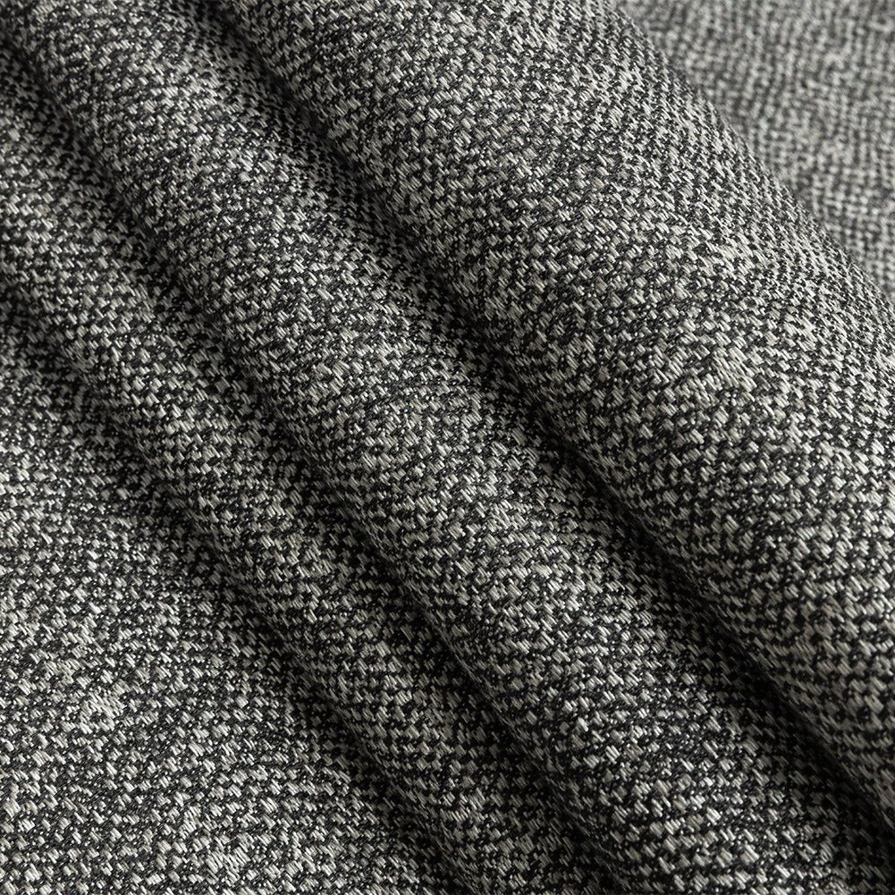 Fusion Chartres Textured Woven by Sunbrella - Granite Folded Fusion Chartres Textured Woven by Sunbrella - Granite Folded